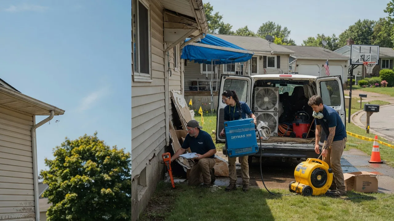 Ceiling Leak Cleanup in Kearsarge, MI near me